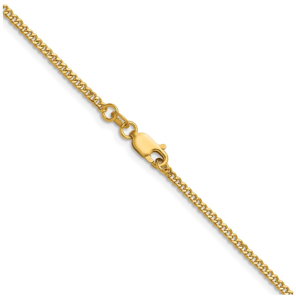 1/20 14K Gold Filled Curb w/Lobster Clasp Chain