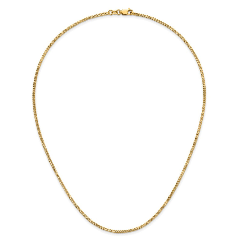 1/20 14K Gold Filled Curb w/Lobster Clasp Chain