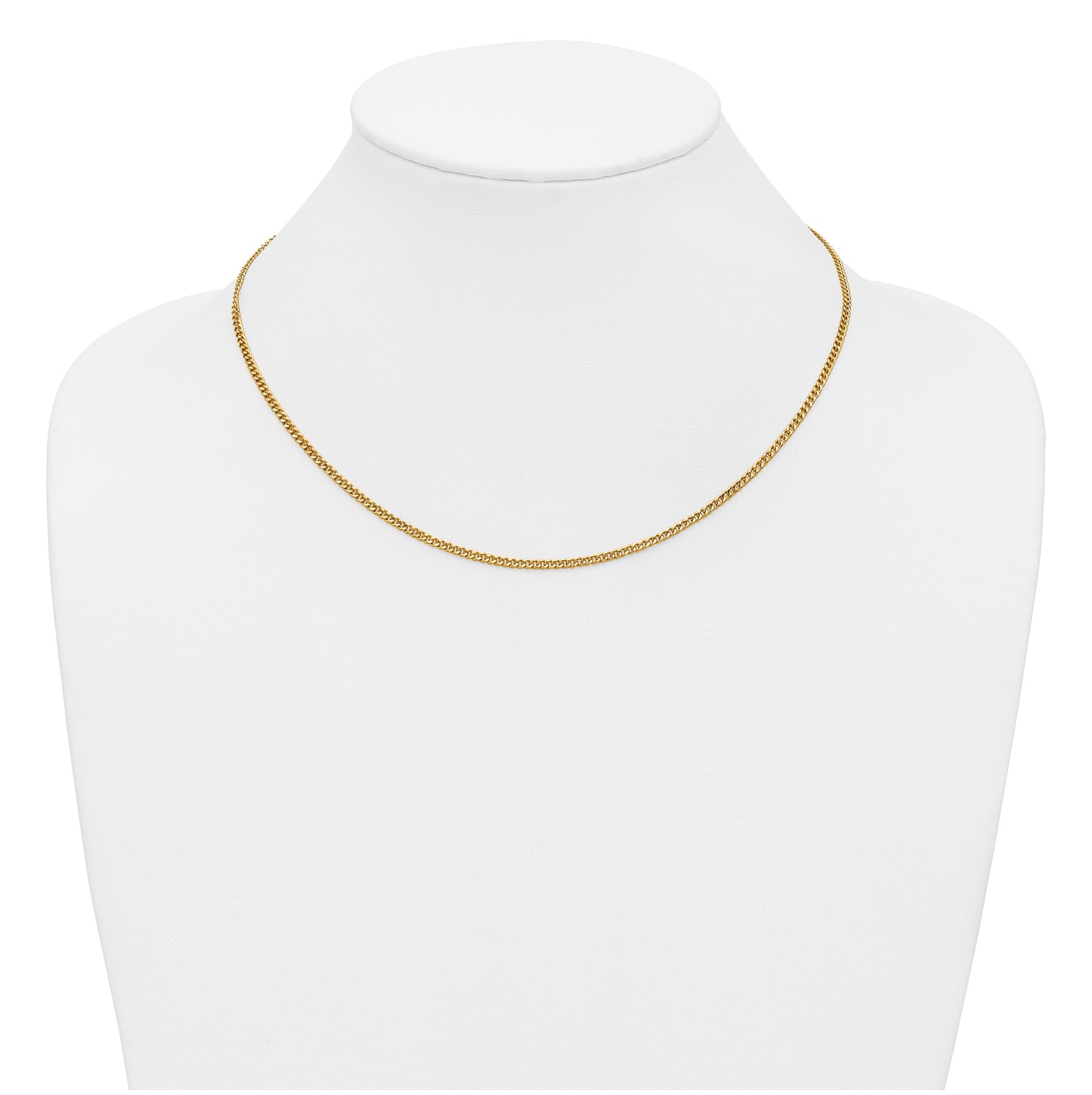 1/20 14K Gold Filled Curb w/Lobster Clasp Chain