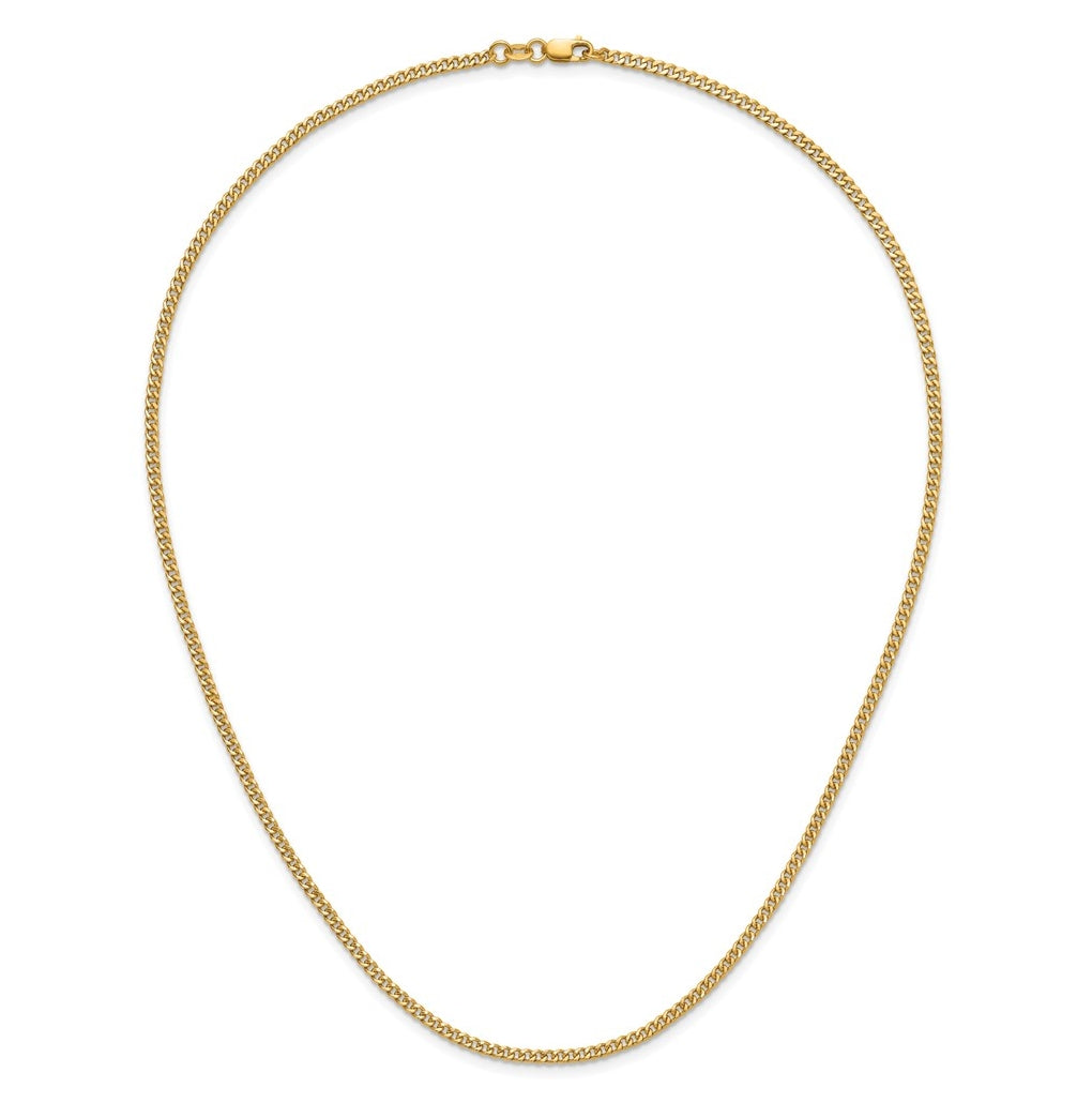 1/20 14K Gold Filled Curb w/Lobster Clasp Chain