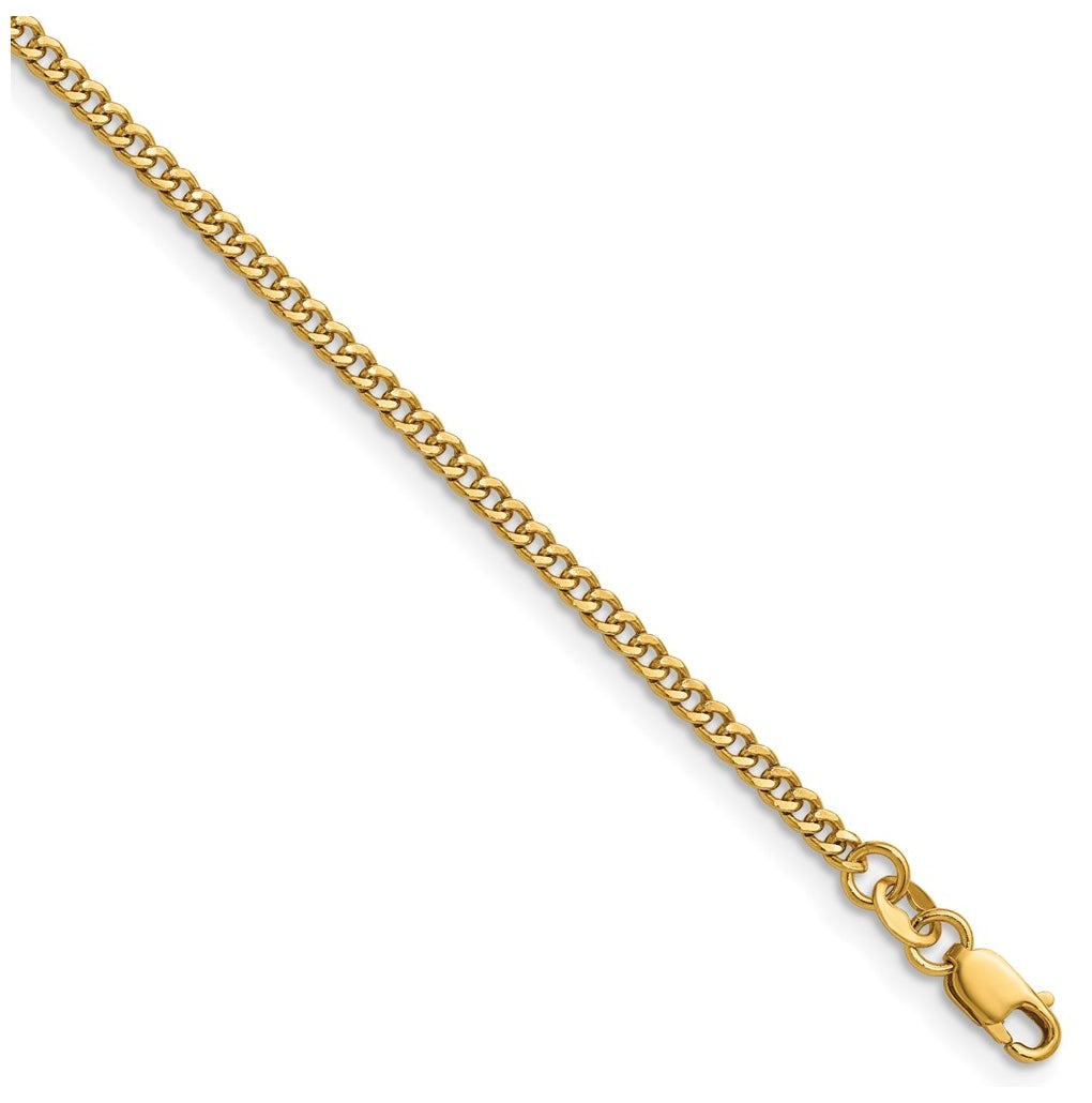1/20 14K Gold Filled Curb w/Lobster Clasp Chain