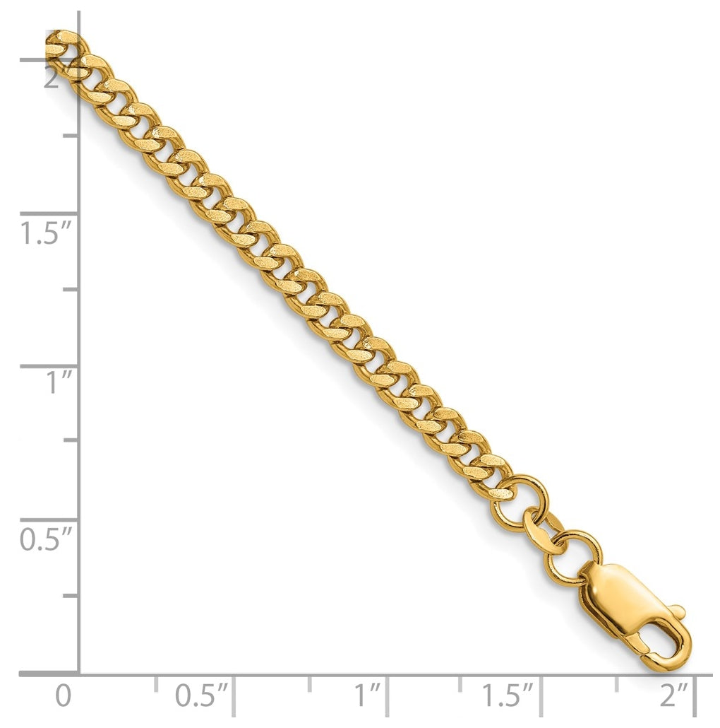 1/20 14K Gold Filled Curb w/Lobster Clasp Chain