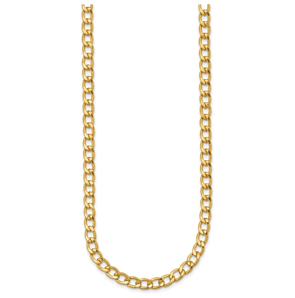 1/20 14K Gold Filled Curb w/Lobster Clasp Chain