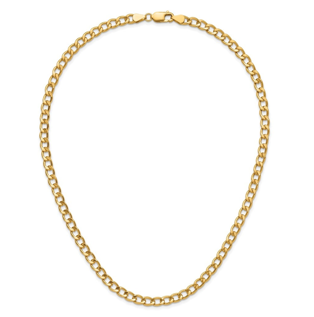 1/20 14K Gold Filled Curb w/Lobster Clasp Chain