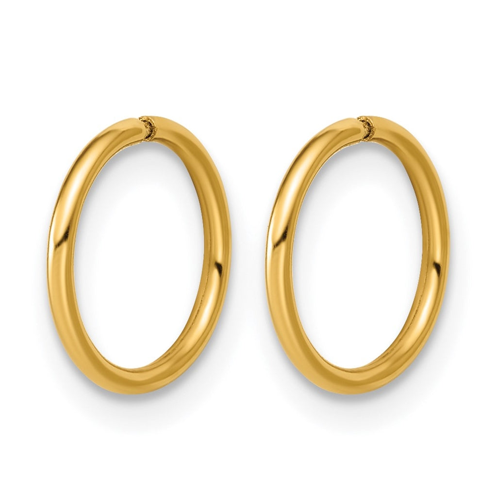 1/20 14K Gold Filled Sleeper Hoop Earrings