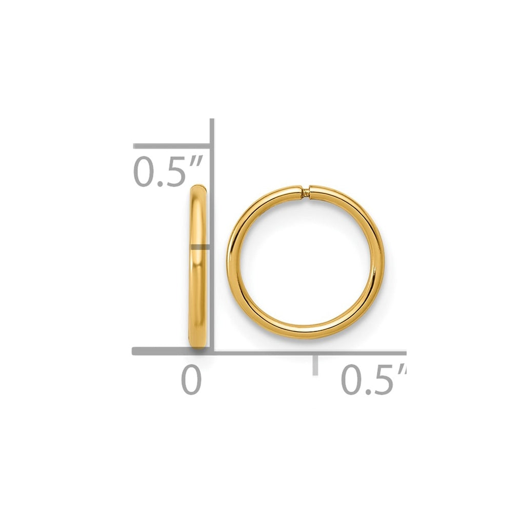 1/20 14K Gold Filled Sleeper Hoop Earrings