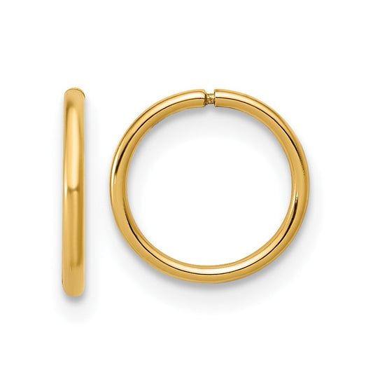 1/20 14K Gold Filled Sleeper Hoop Earrings