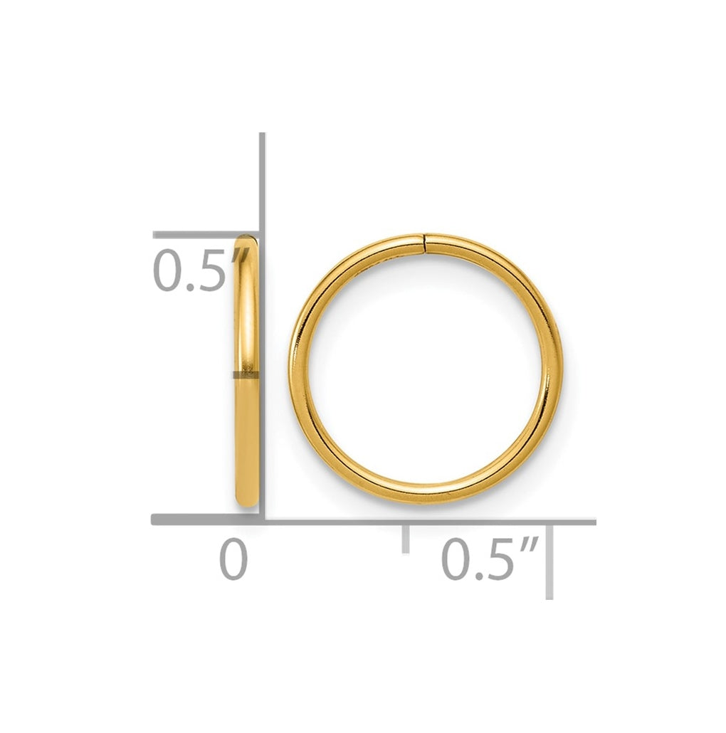 1/20 14K Gold Filled Sleeper Hoop Earrings