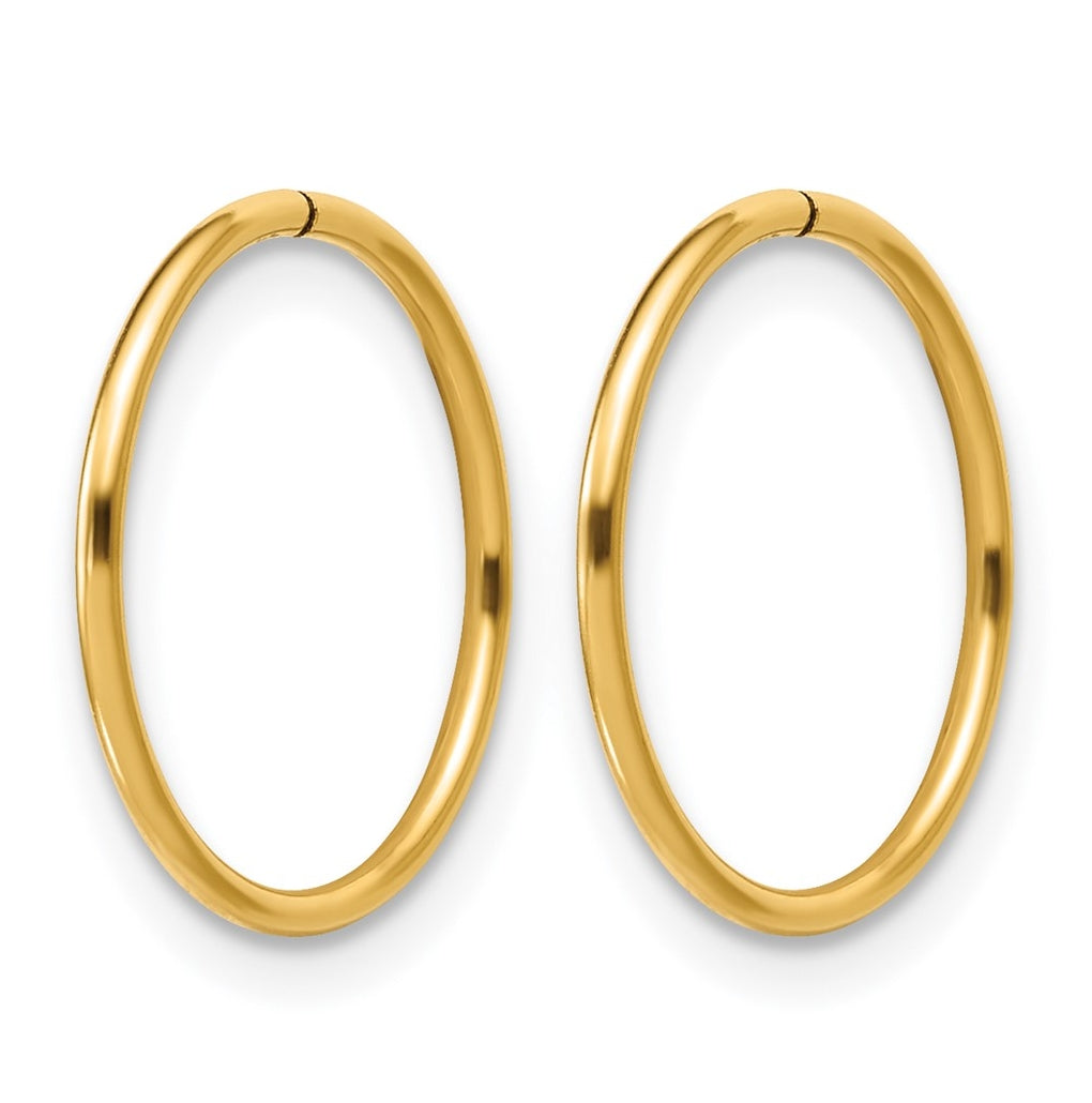 1/20 14K Gold Filled Sleeper Hoop Earrings