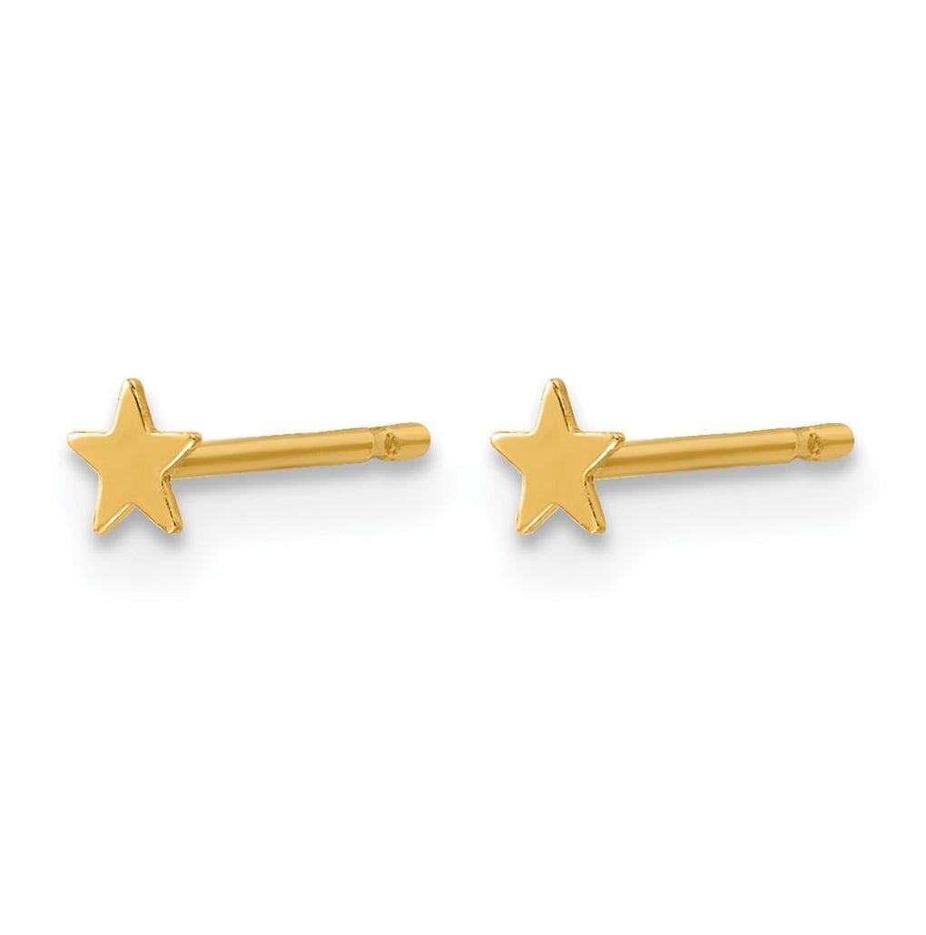 1/20 14K Gold Filled 3.3mm Star Post Earrings