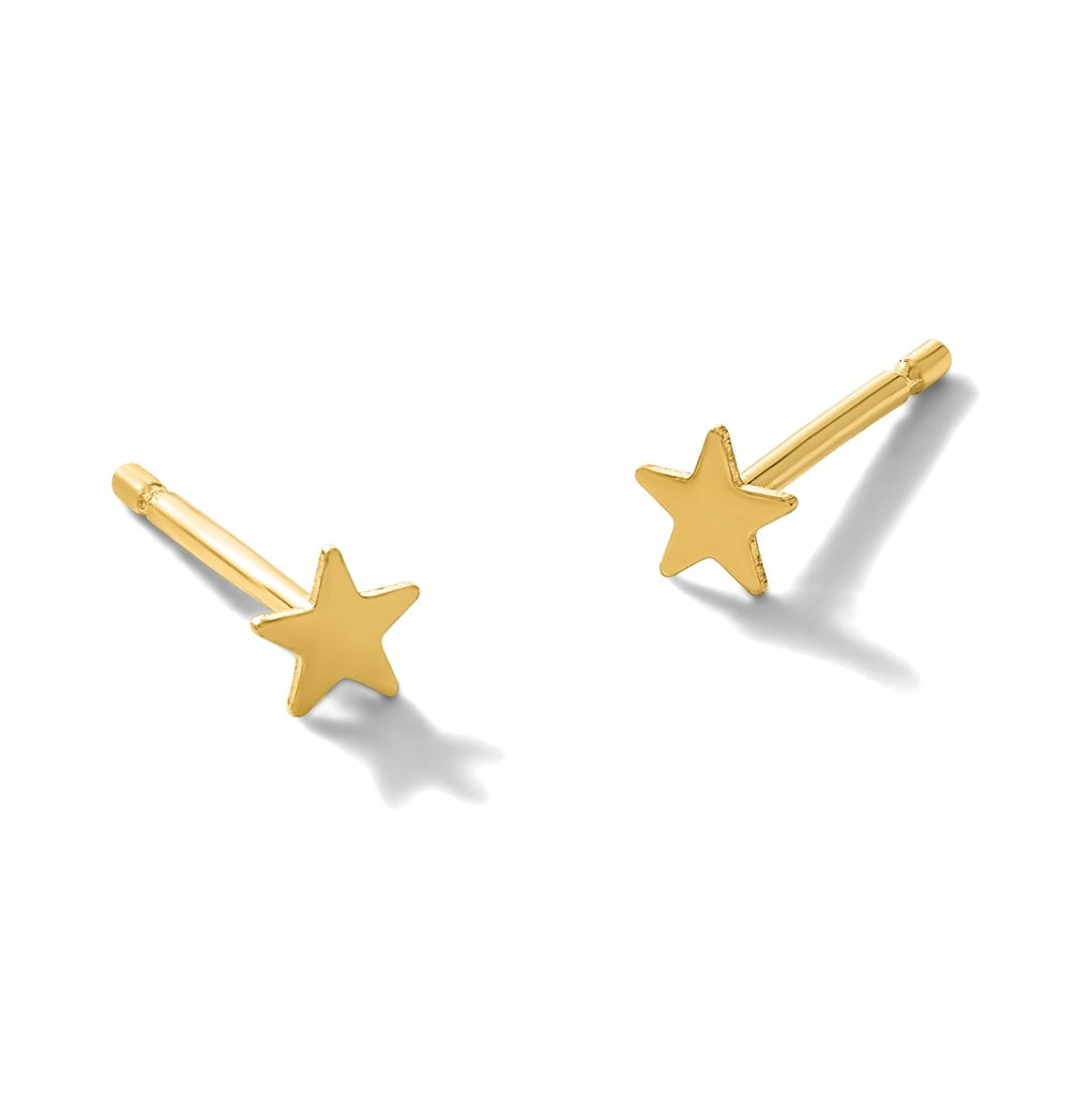 1/20 14K Gold Filled 3.3mm Star Post Earrings