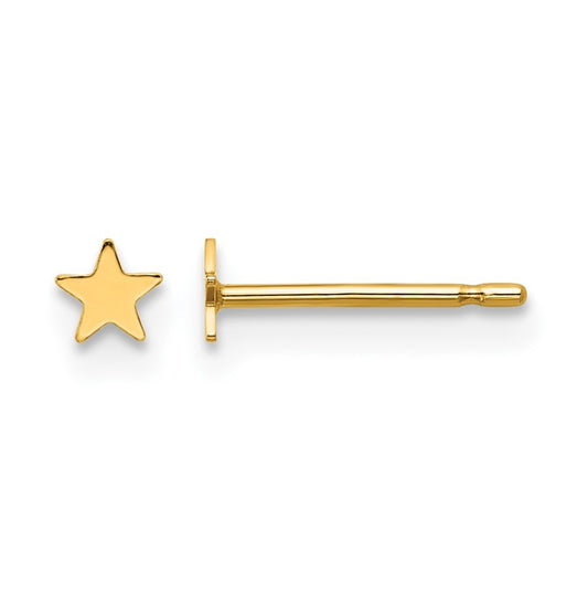 1/20 14K Gold Filled 3.3mm Star Post Earrings