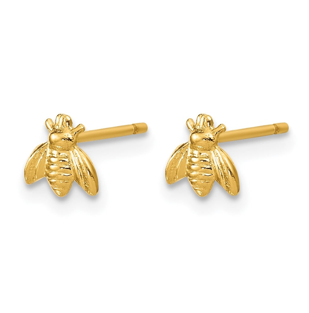 1/20 14K Gold Filled 5.5 x 6.3mm Bee Post Earrings