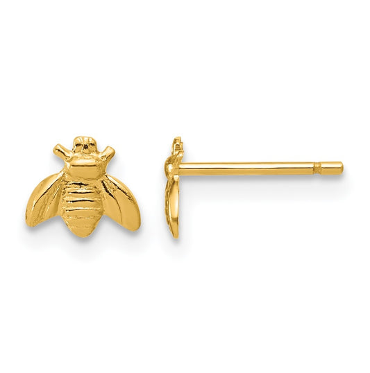 1/20 14K Gold Filled 5.5 x 6.3mm Bee Post Earrings