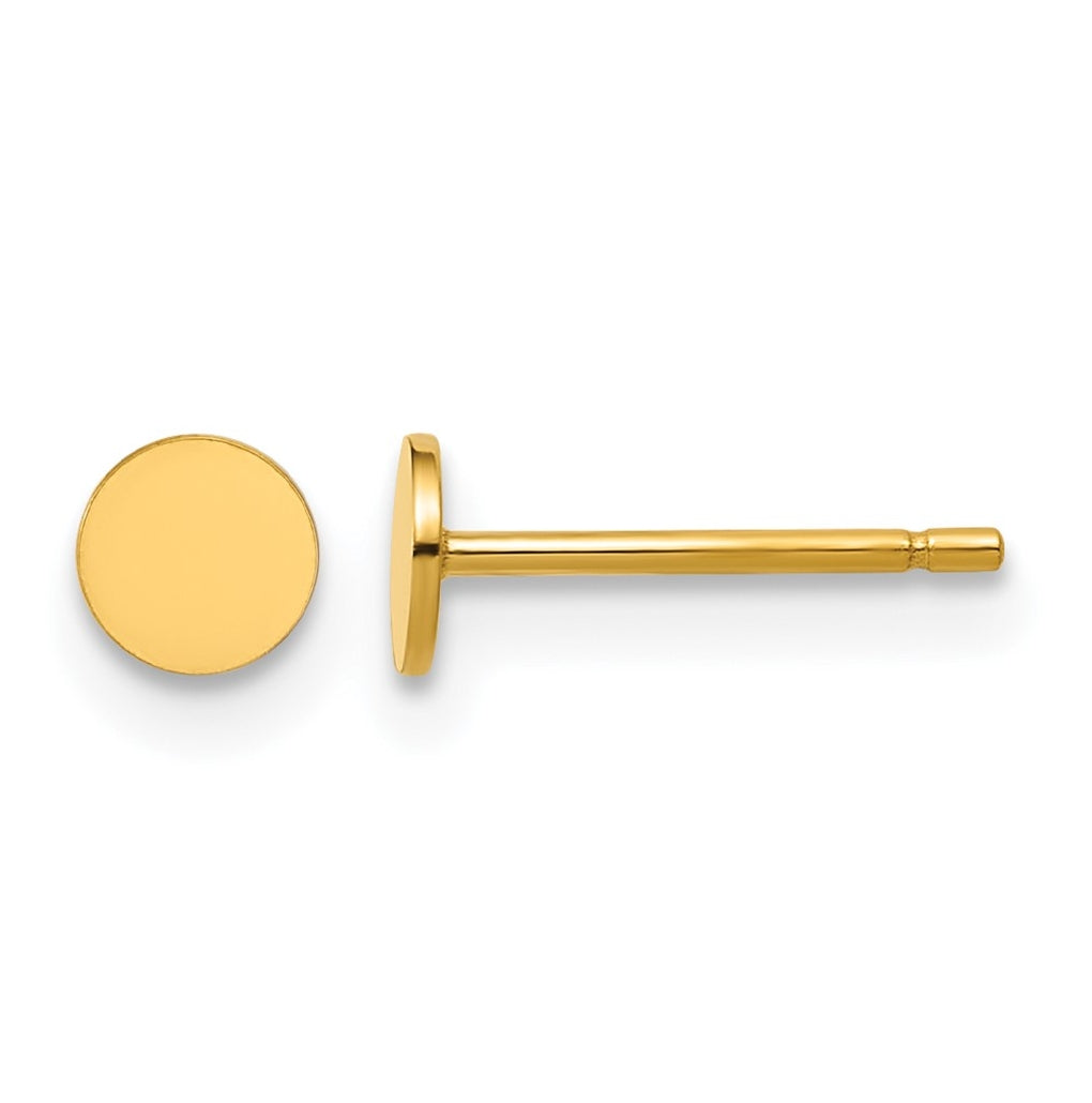 1/20 14K Gold Filled Circle Post Earrings