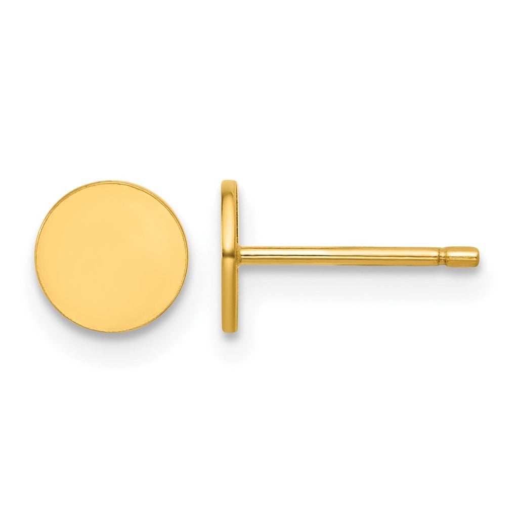 1/20 14K Gold Filled Circle Post Earrings