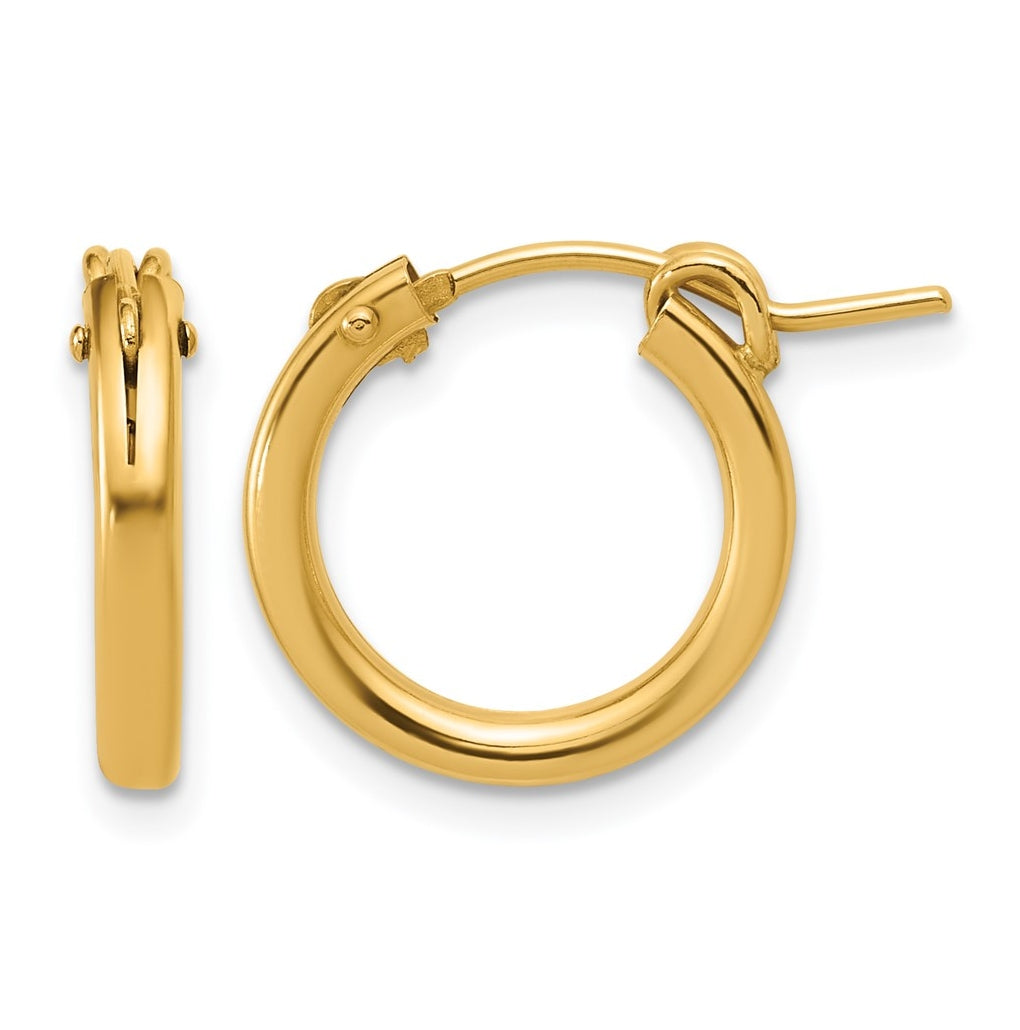 1/20 14K Gold Filled Eurowire Hoop Earrings