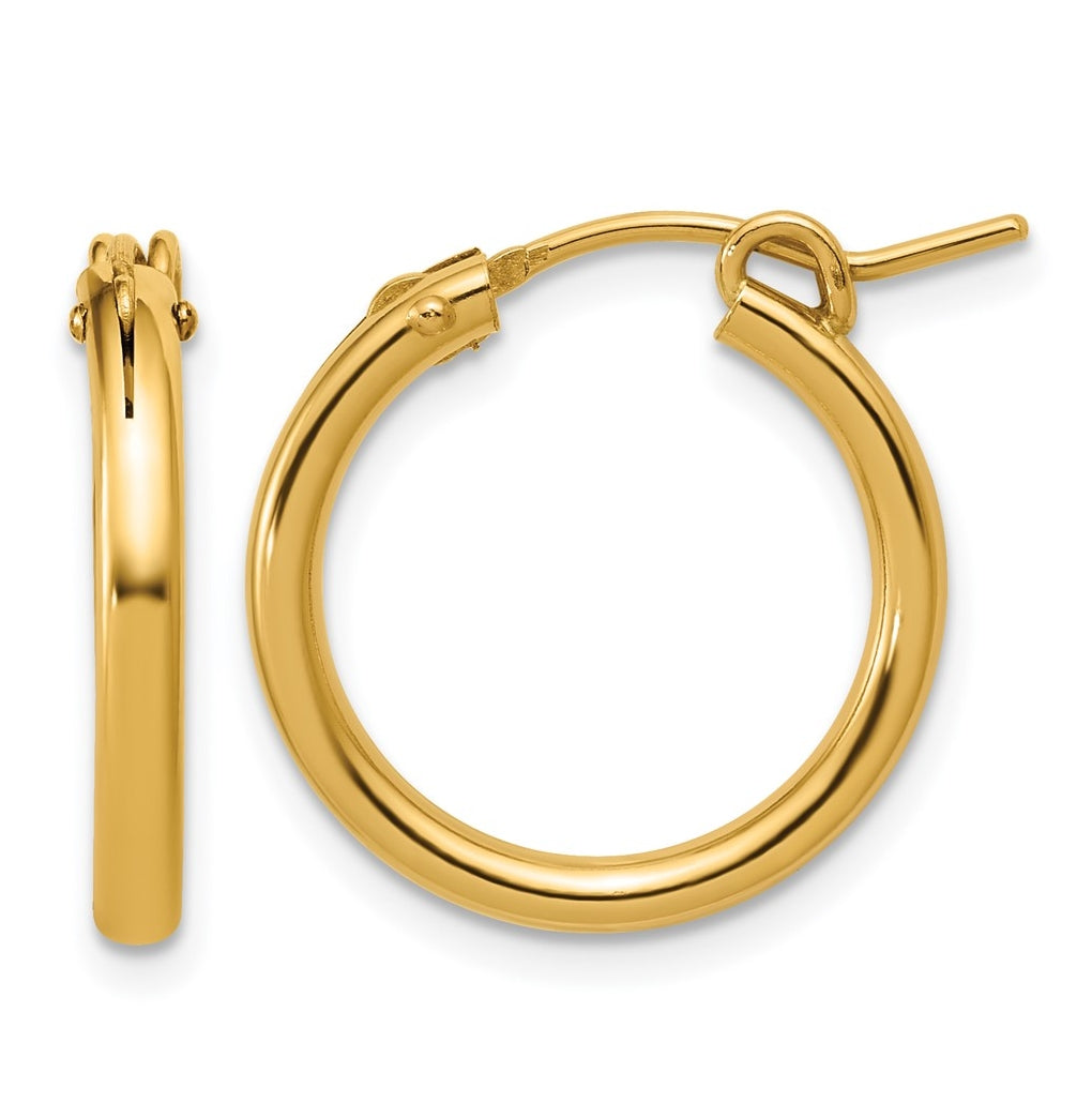 1/20 14K Gold Filled Eurowire Hoop Earrings