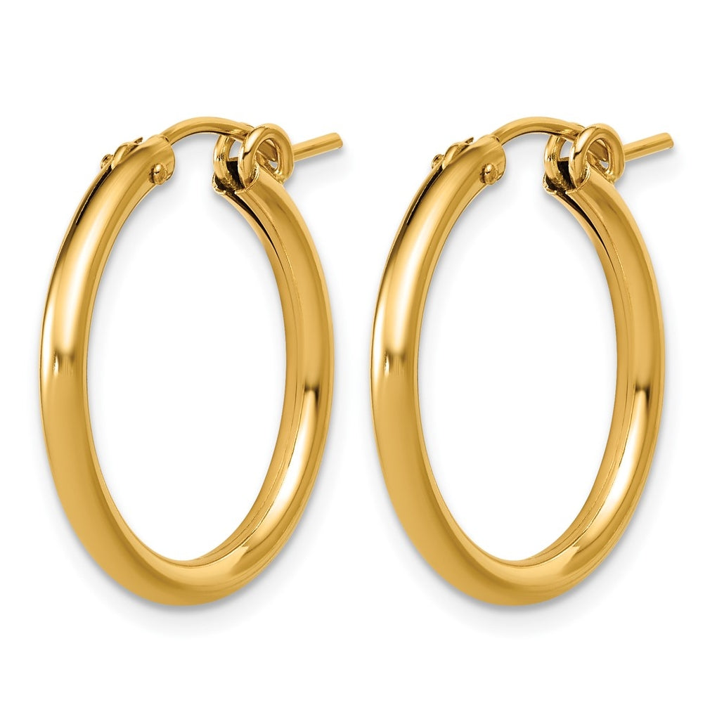 1/20 14K Gold Filled Eurowire Hoop Earrings