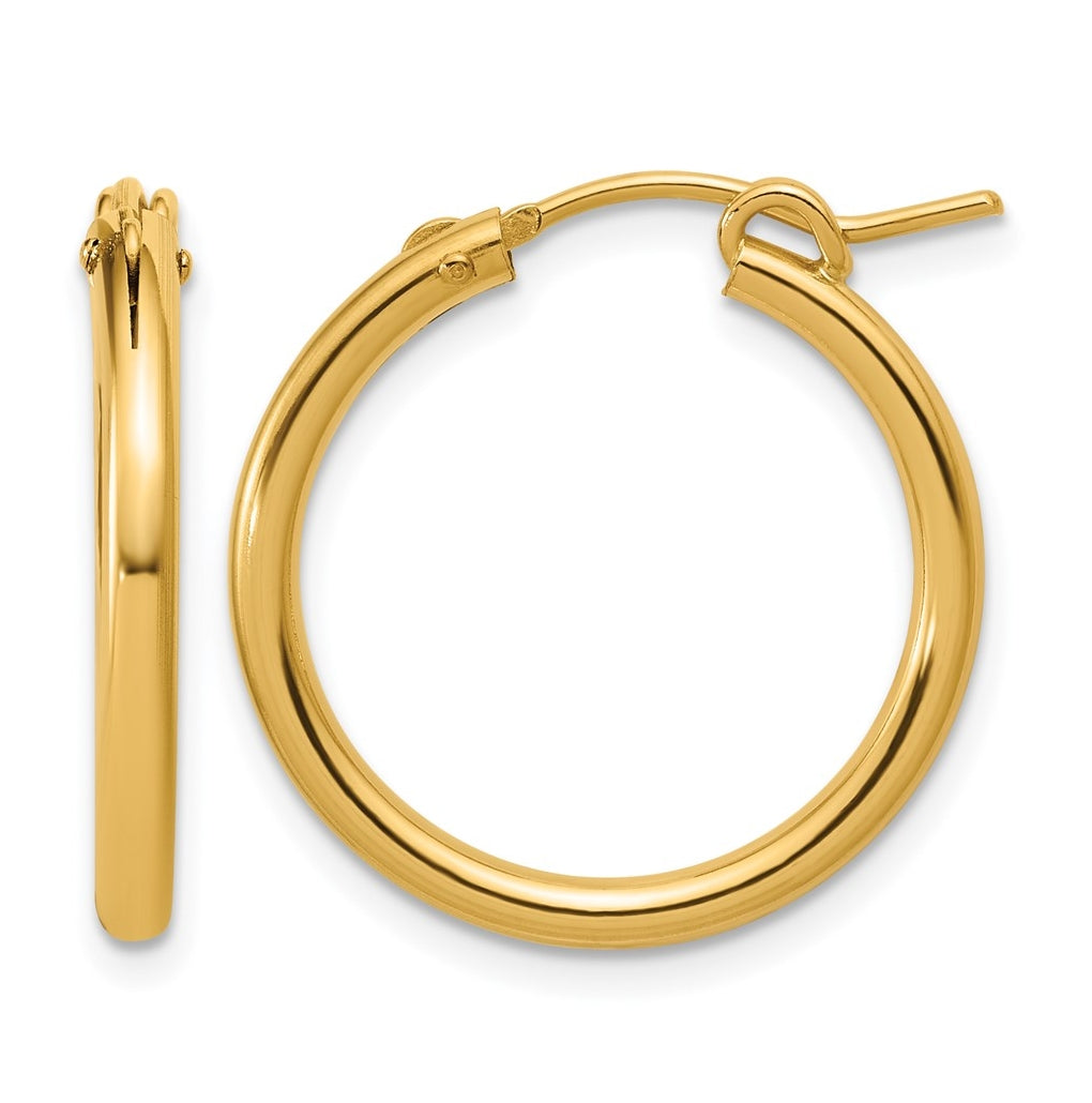1/20 14K Gold Filled Eurowire Hoop Earrings