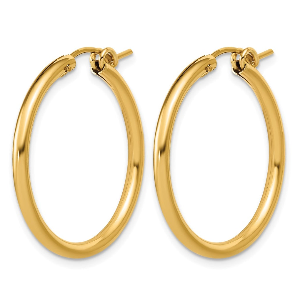 1/20 14K Gold Filled Eurowire Hoop Earrings