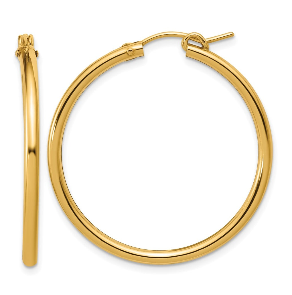 1/20 14K Gold Filled Eurowire Hoop Earrings