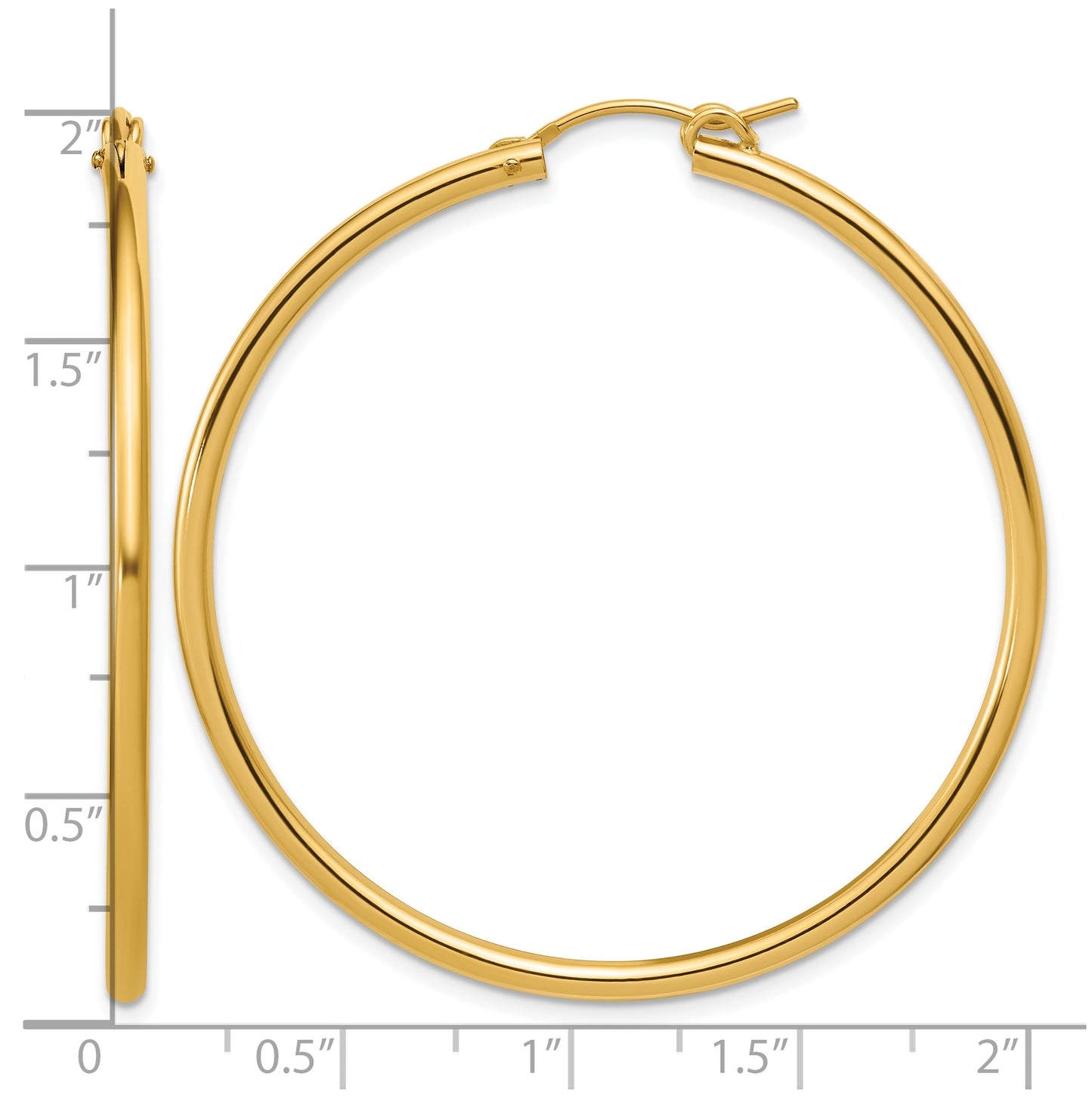 1/20 14K Gold Filled Eurowire Hoop Earrings