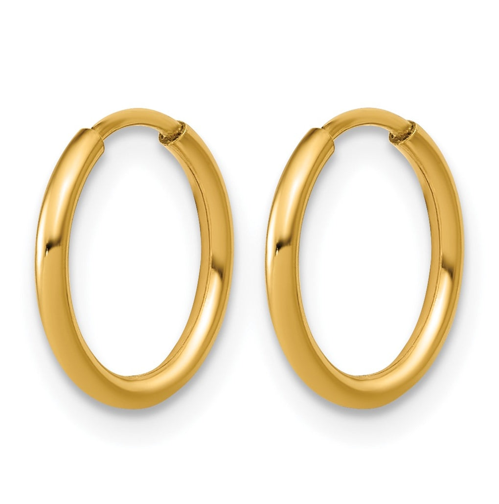 1/20 14K Gold Filled Endless Hoop Earrings