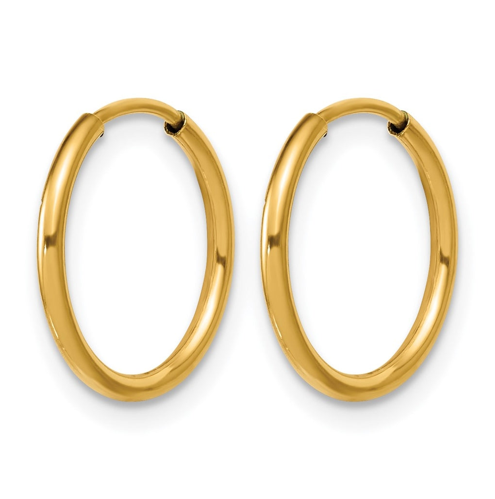 1/20 14K Gold Filled Endless Hoop Earrings