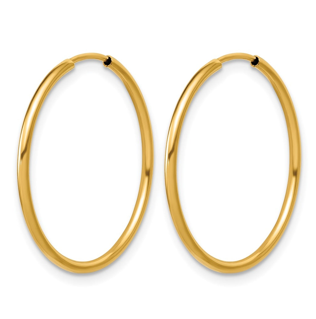 1/20 14K Gold Filled Endless Hoop Earrings