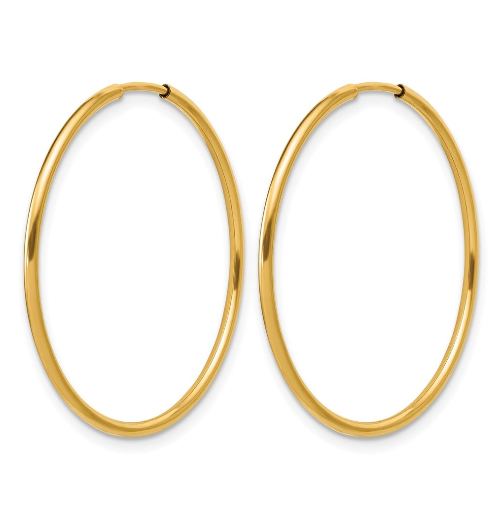 1/20 14K Gold Filled Endless Hoop Earrings