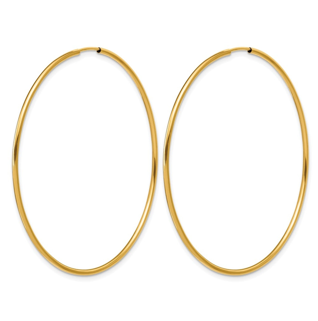 1/20 14K Gold Filled Endless Hoop Earrings