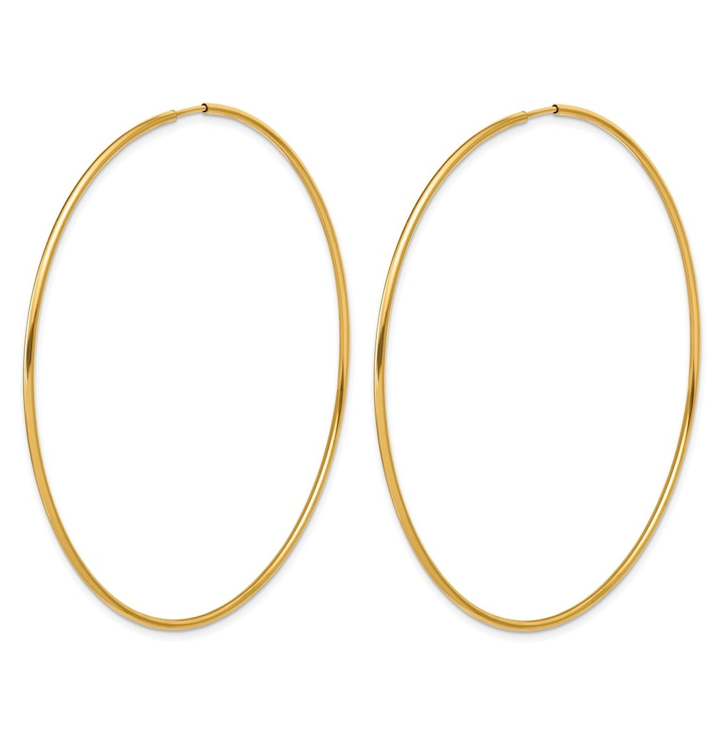 1/20 14K Gold Filled Endless Hoop Earrings