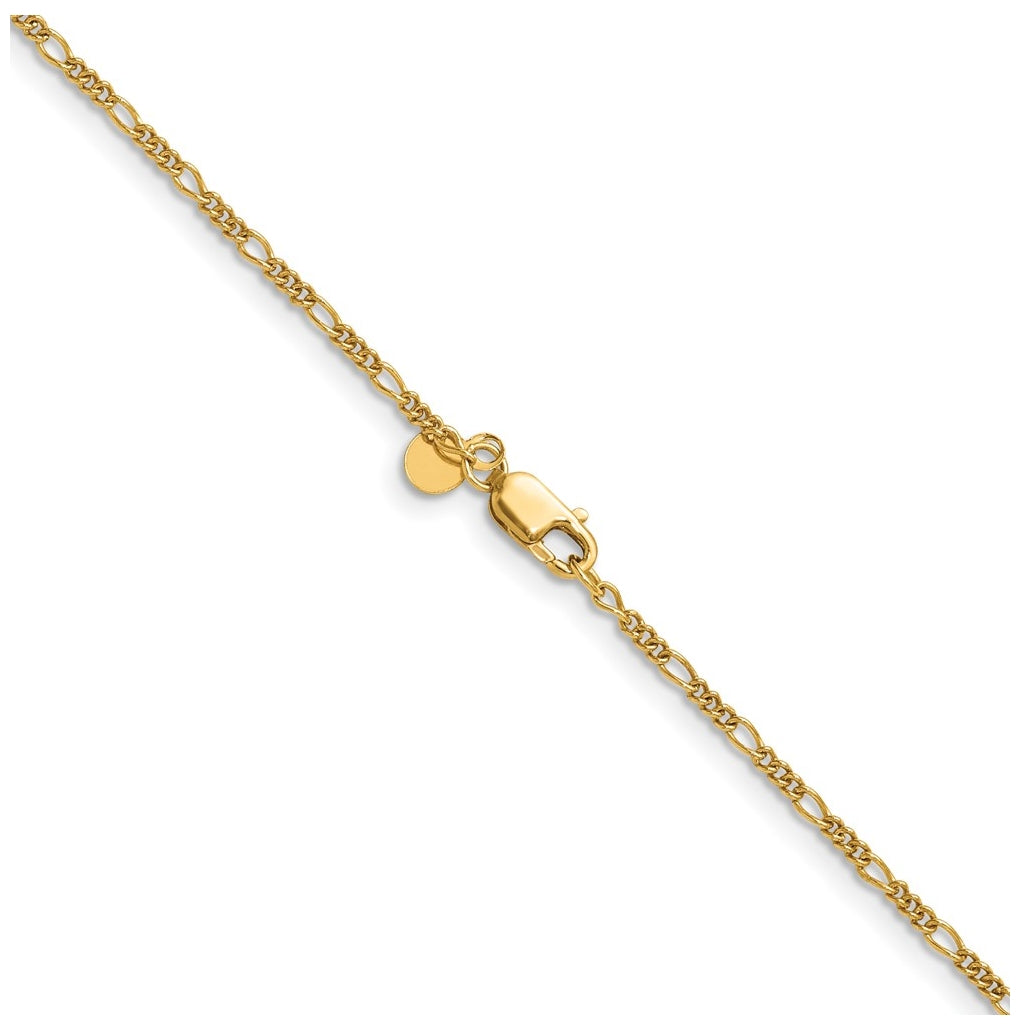 1/20 14K Gold Filled Figaro with Lobster Clasp Chain
