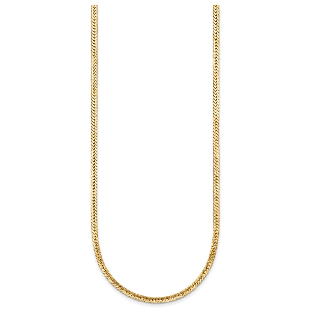 1/20 14K Gold Filled Herringbone w/Lobster Clasp Chain
