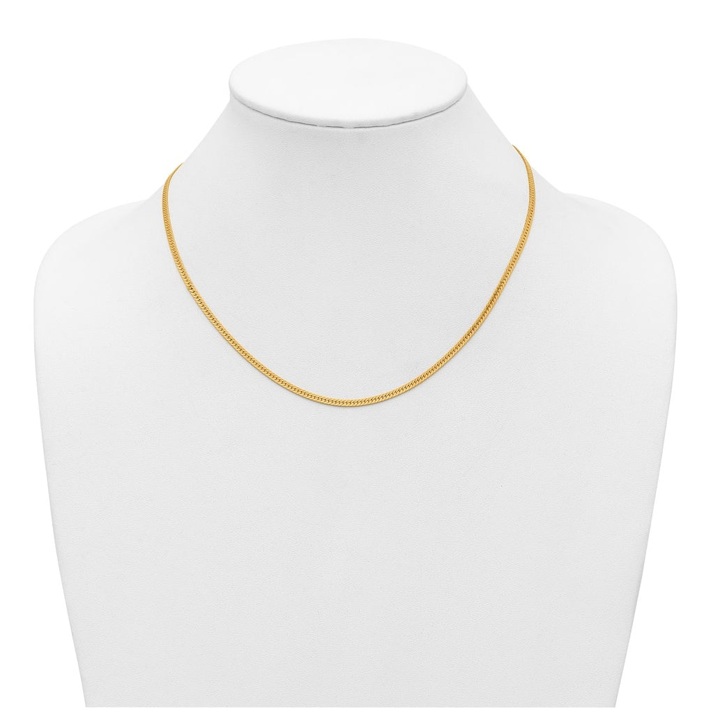 1/20 14K Gold Filled Herringbone w/Lobster Clasp Chain