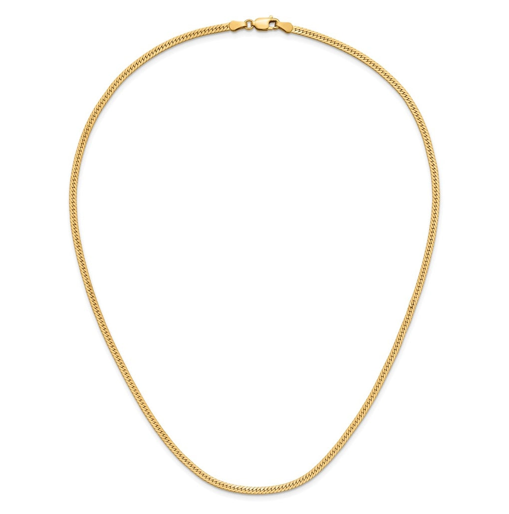 1/20 14K Gold Filled Herringbone w/Lobster Clasp Chain