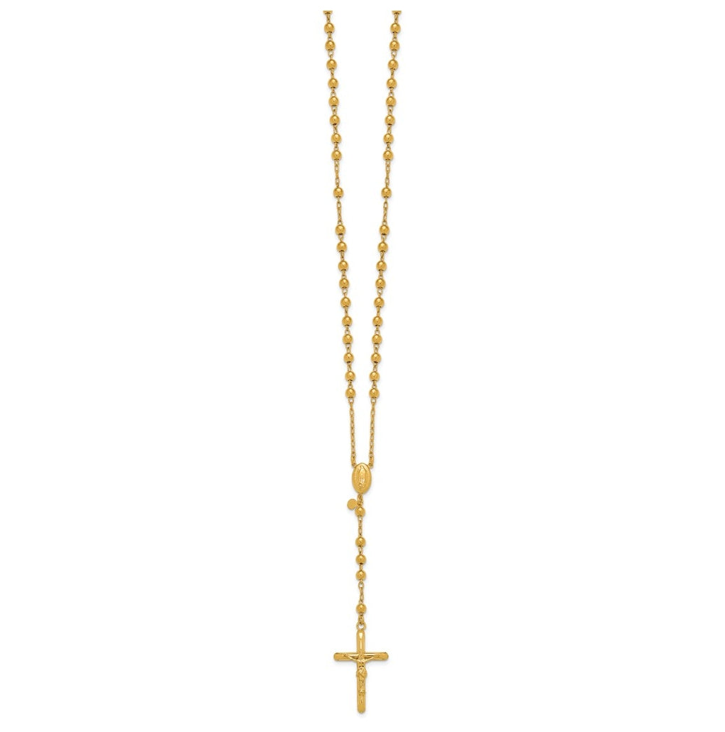 1/20 14K Gold Filled 4mm 20in Rosary Necklace