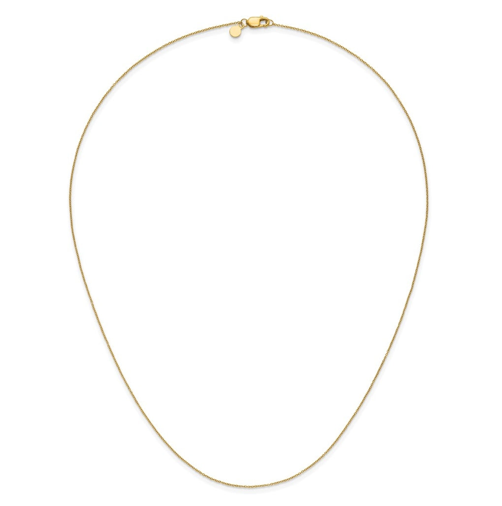 1/20 14K Gold Filled Oval Cable w/Lobster Clasp Chain