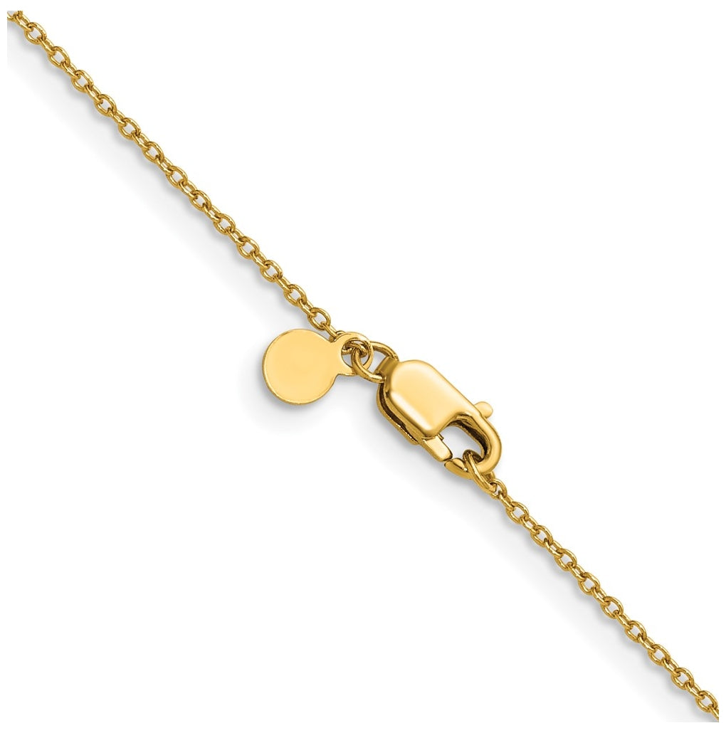 1/20 14K Gold Filled Oval Cable w/Lobster Clasp Chain