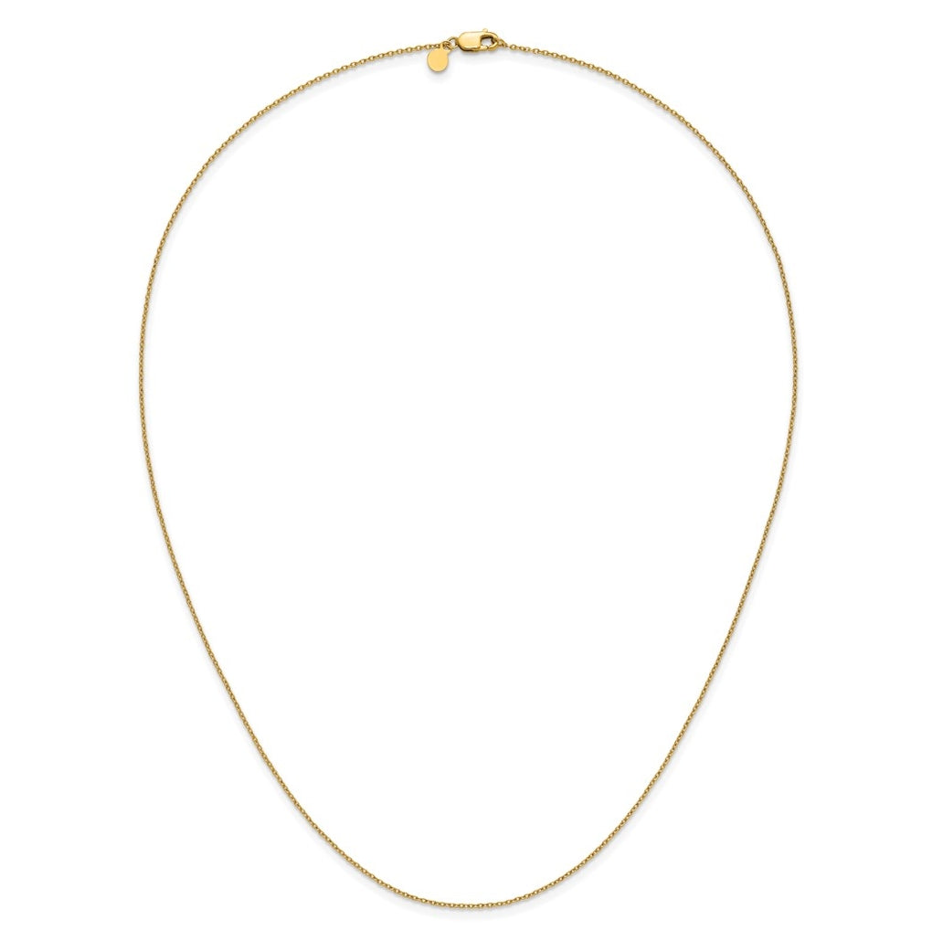 1/20 14K Gold Filled Oval Cable w/Lobster Clasp Chain