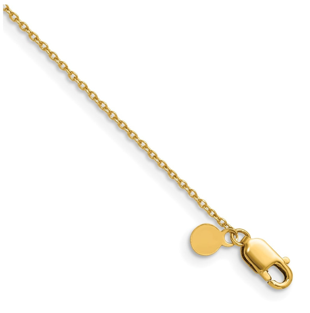 1/20 14K Gold Filled Oval Cable w/Lobster Clasp Chain