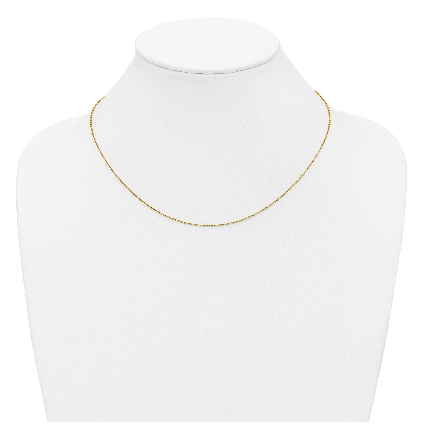 1/20 14K Gold Filled Oval Cable w/Lobster Clasp Chain