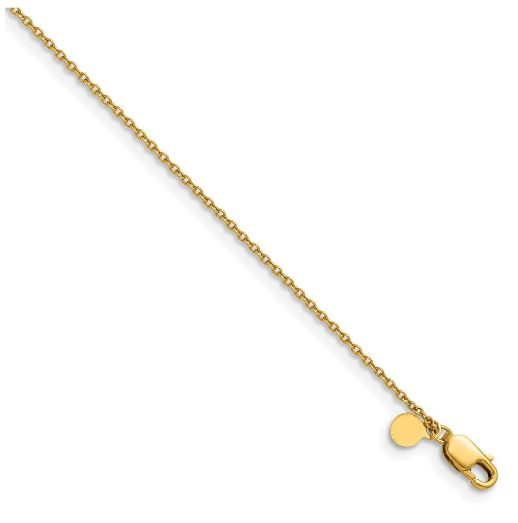 1/20 14K Gold Filled Oval Cable w/Lobster Clasp Chain