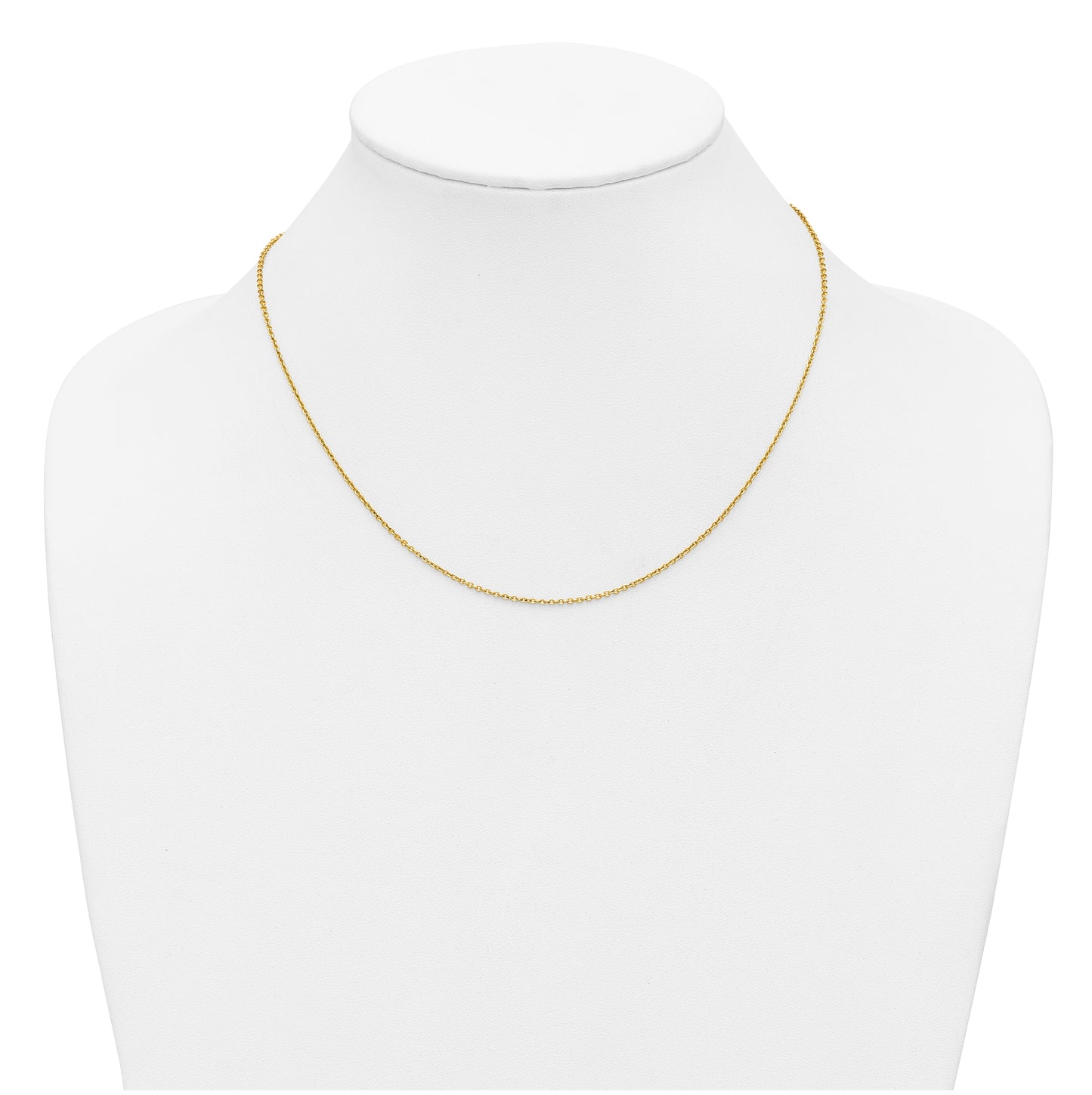 1/20 14K Gold Filled Oval Cable w/Lobster Clasp Chain