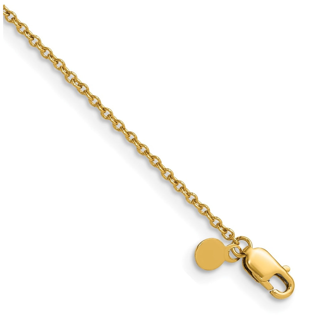 1/20 14K Gold Filled Oval Cable w/Lobster Clasp Chain