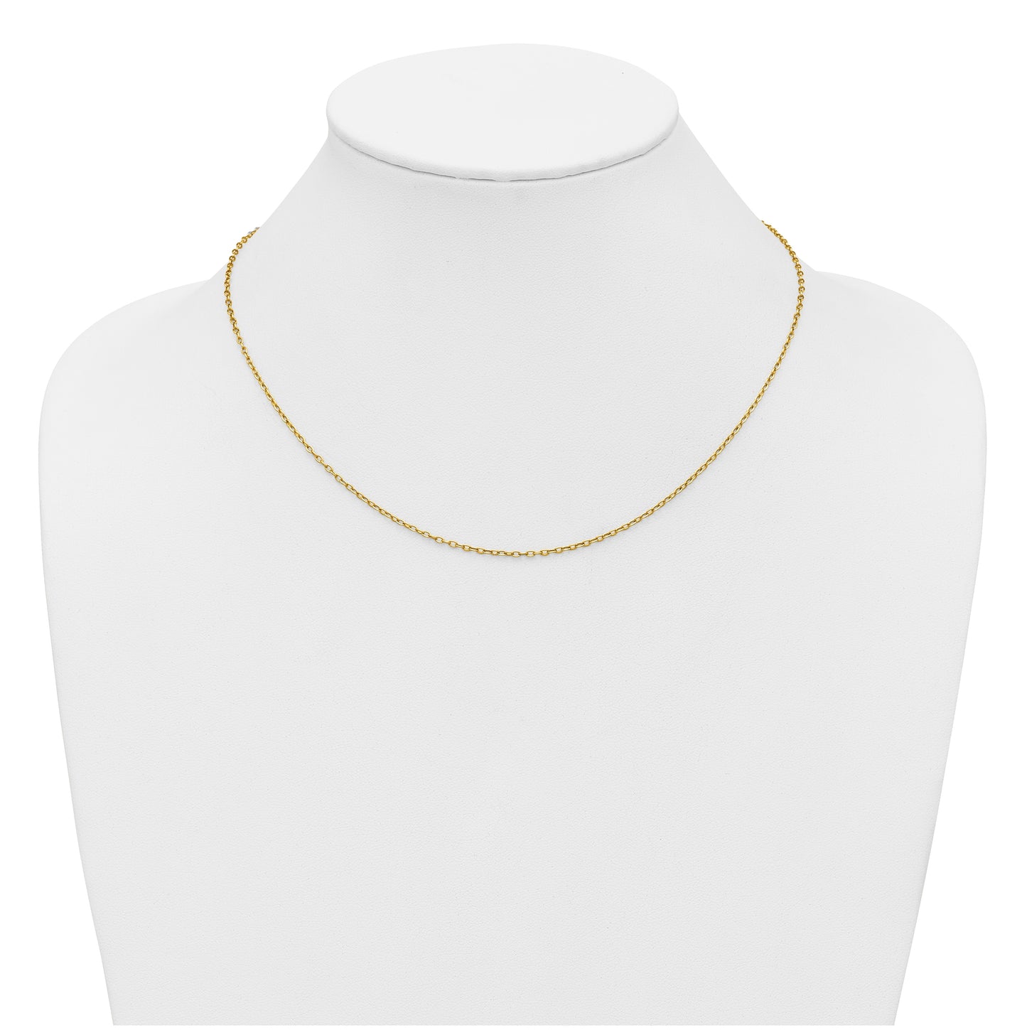 1/20 14K Gold Filled Oval Cable w/Lobster Clasp Chain