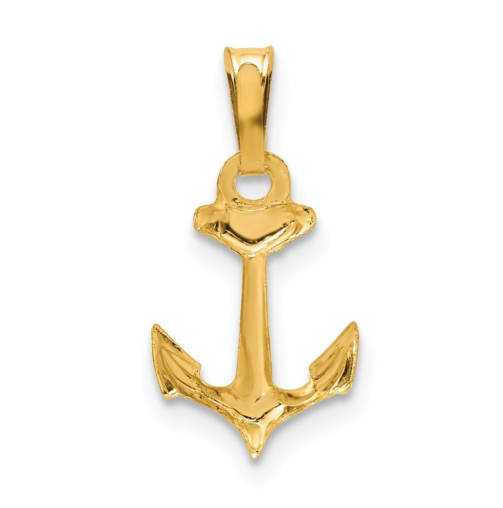1/20 14K Gold Filled Anchor Pendant