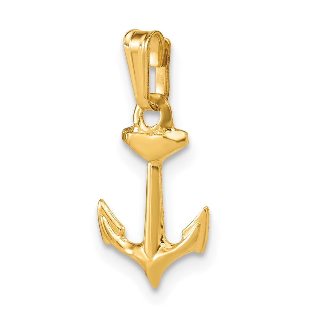 1/20 14K Gold Filled Anchor Pendant