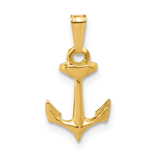 1/20 14K Gold Filled Anchor Pendant